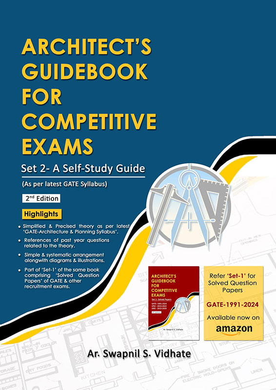 Architect's Guidebook for competitive exams (Set-2) GATE-2025 [Paperback] Ar. Swapnil S. Vidhate