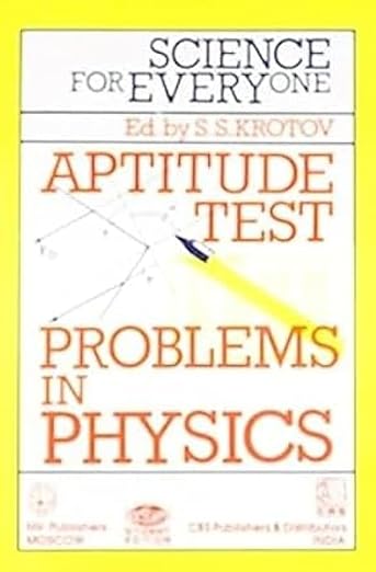Science For Every One Aptitude Test Problems In Physics (Pb 1996) [Paperback] KROTOV S. S