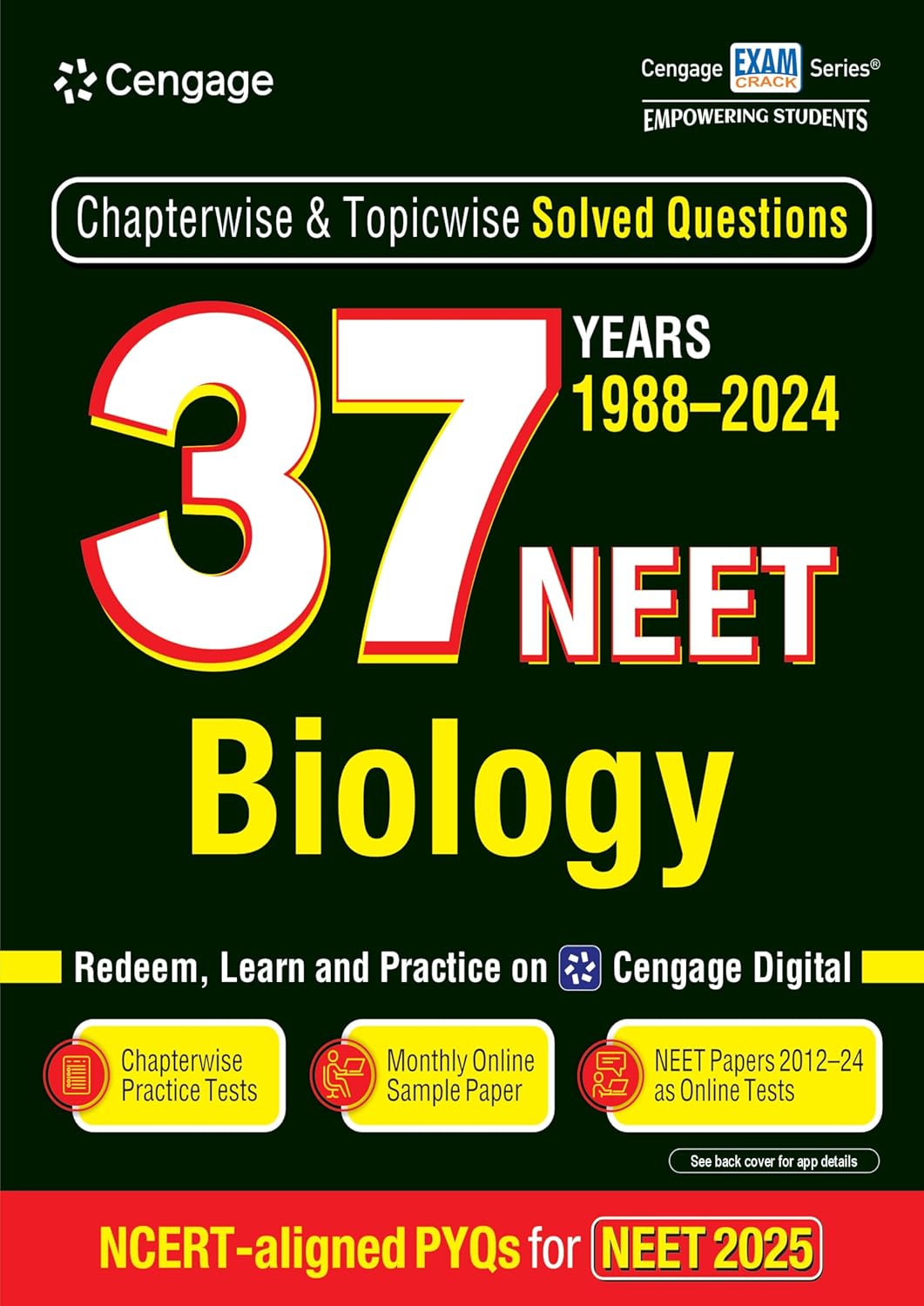 37 Years (1988-2024) NEET Biology Chapterwise & Topicwise Solved Questions