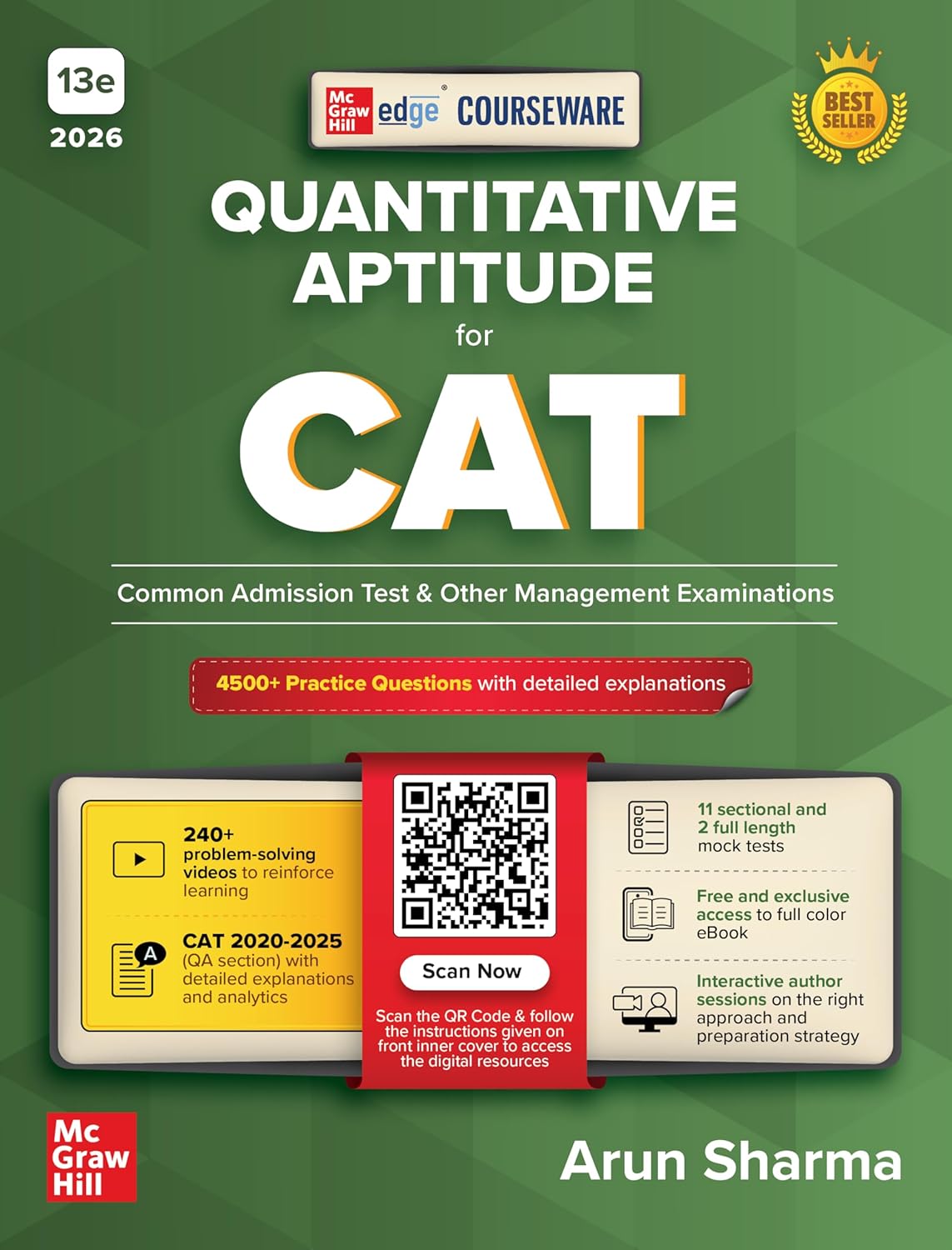 Quantitative Aptitude, 13e for CAT 2026 by Arun Sharma