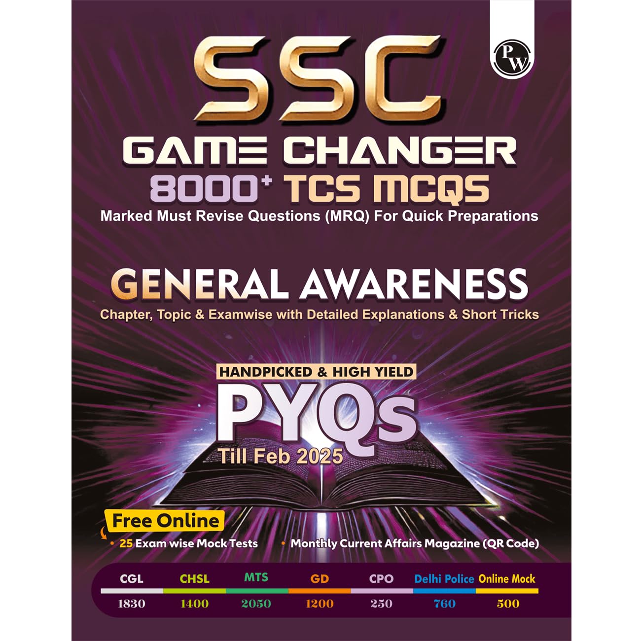 SSC Game Changer General Awareness 8000+ TCS MCQ For 2025 SSC Exams