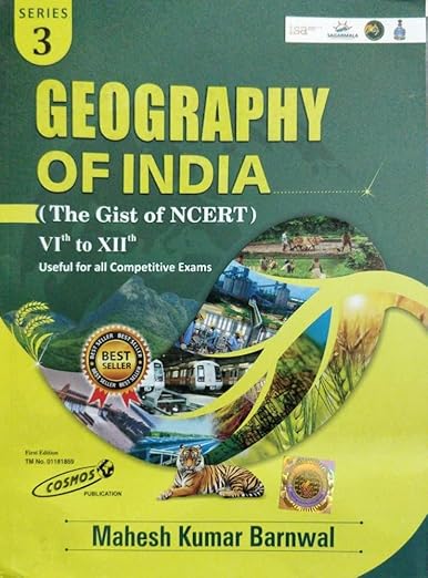 Geography Of India (The Gist Of NCERT) VIth To XIIth Useful For All Competitive Exams