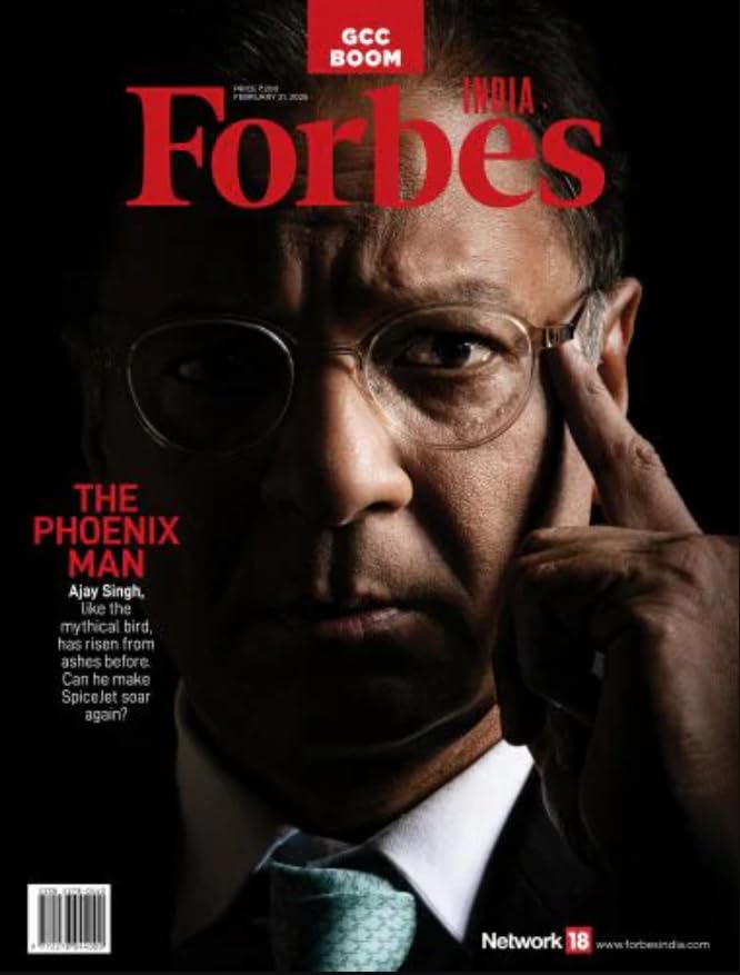Forbes India magazine 21 February 2025 - The Phoenix Man (GCC Boom)