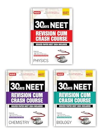 MTG 30 Days NEET Revision Cum Crash Course Physics, Chemistry & Biology - Chapterwise Notes, 21 Unit Test & 6 Mock Test Paper As Per Latest Exam Pattern issued by NTA on 25th Jan 2025 (Set of 3)