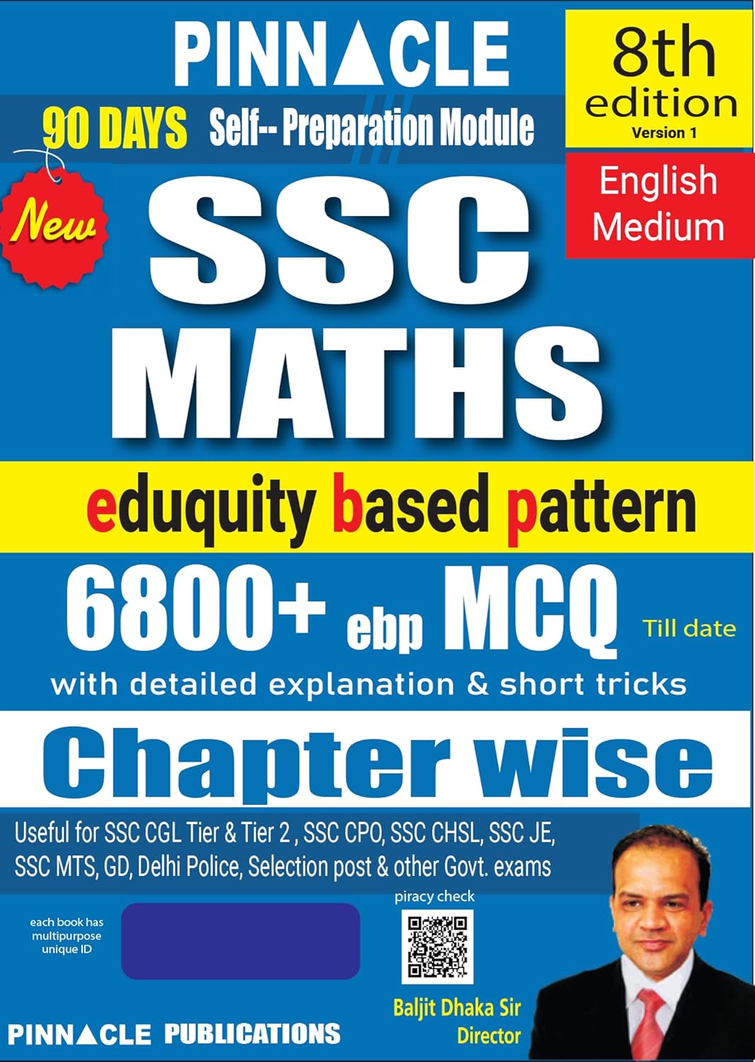 SSC Maths 6800+ ebp MCQ book 2026