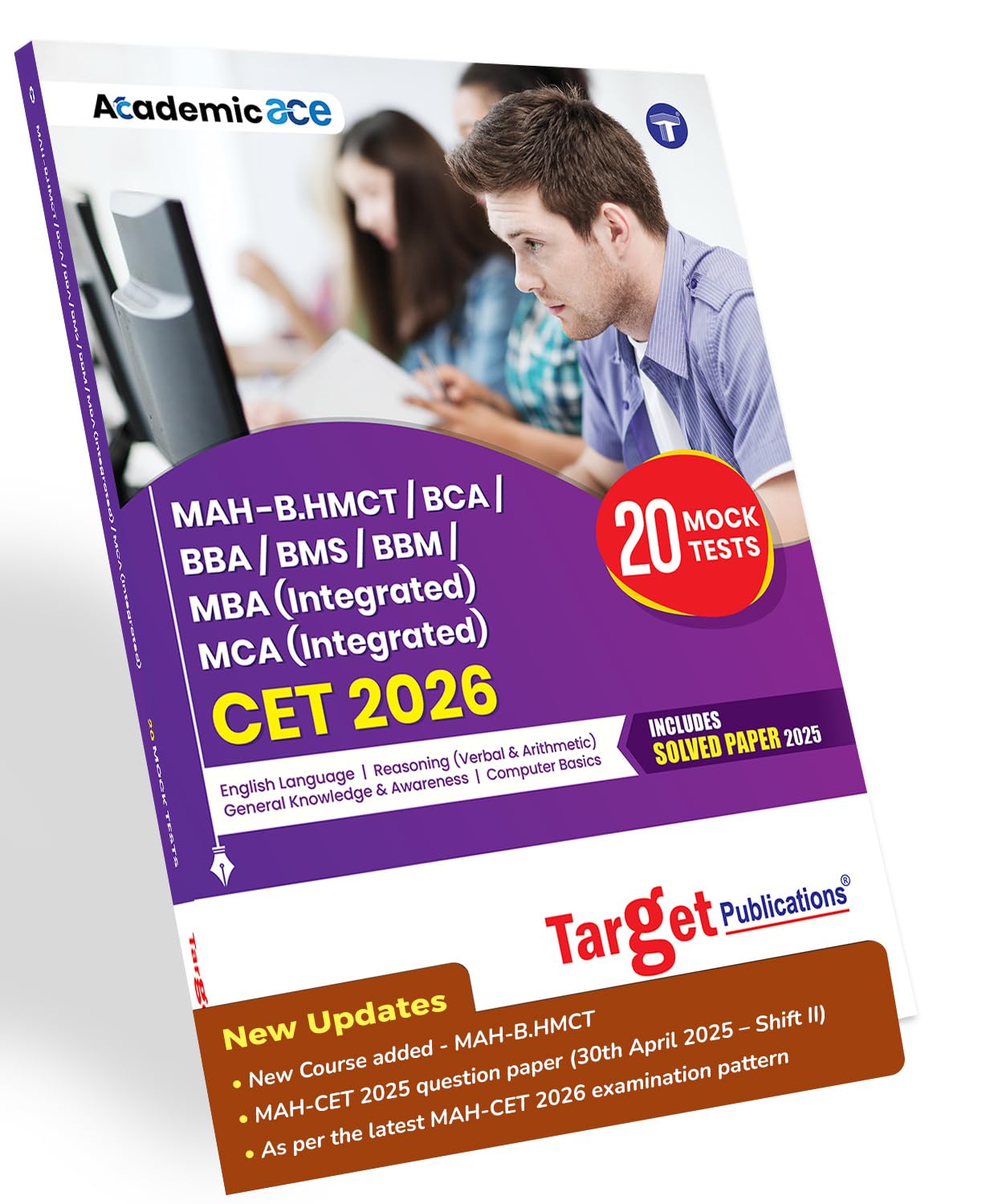 MAH CET B.HMCT/BBA/BMS/BBM/B.BCA/Integrated MBA & MCA Exam Prep Book 2026