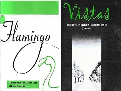 NCERT Class 12 Flamingo & Vistas English Textbook & Supplementary Reader (Set of 2 Books)